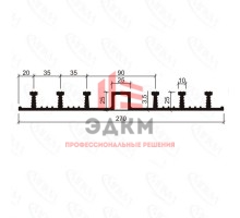 Опалубочная гидрошпонка Аквастоп ДО-270/25-6/25