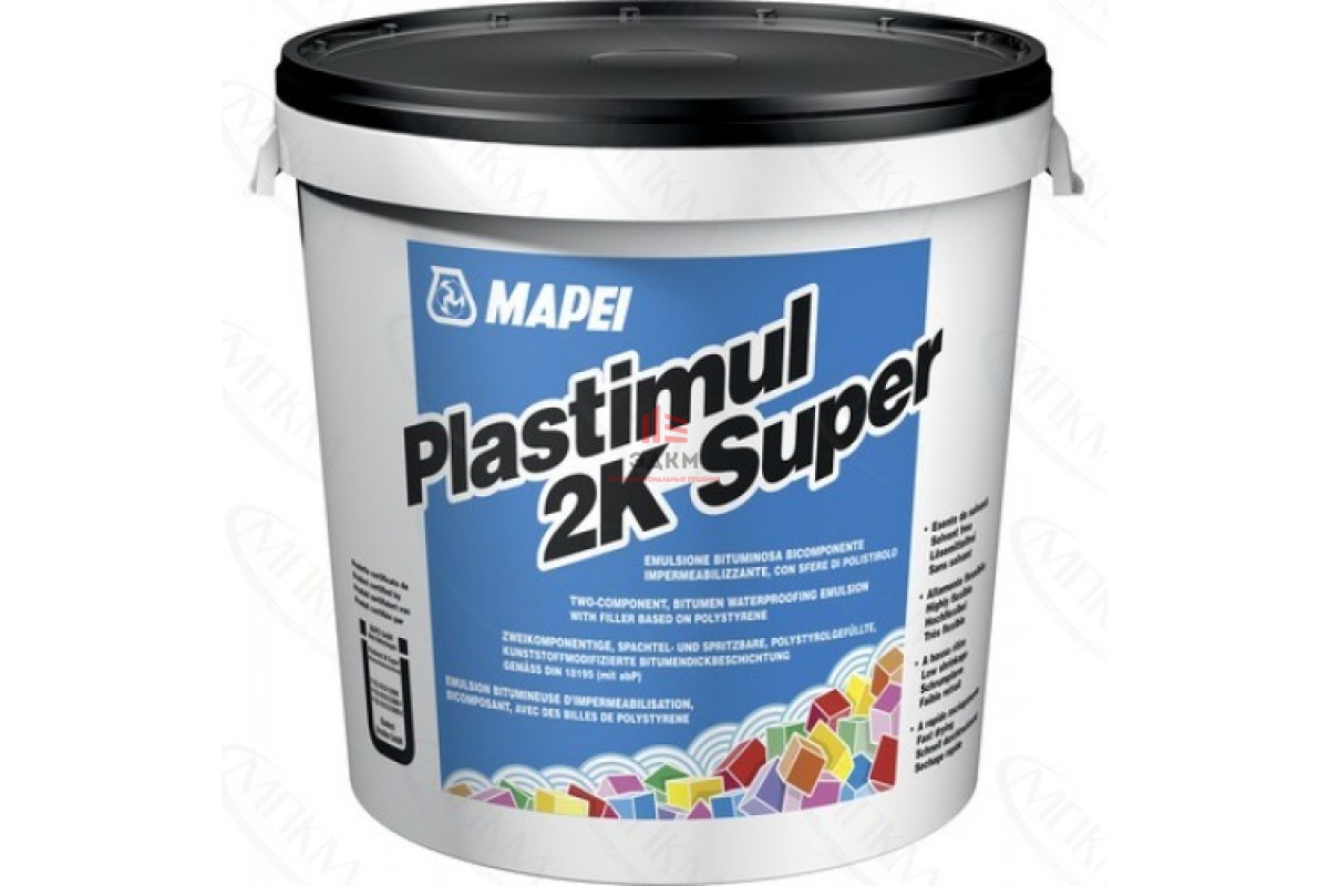 Битум-полимерная эмульсия со сферами из пенопласта Plastimul 2K Super ...