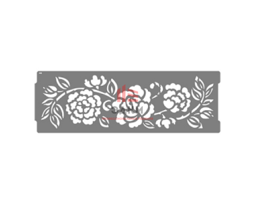 Art Decor 10620 / Арт Декор Роза трафарет бордюр 15х45см