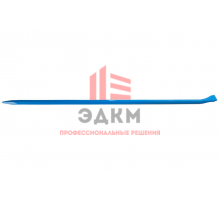 Шестигранный лом с заостренным концом и лопаткой под углом 30град, 25мм, 1250мм Зубр "ЭКСПЕРТ" 21805-125