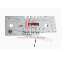 Шаблон сварщика КЕДР УШС-3 с калибровкой