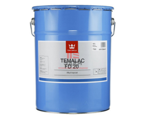 Tikkurila Temalac FD 20 / Тиккурила Темалак ФД 20 краска алкидная полуматовая однокомпонентная 9 л