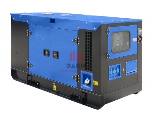 Дизель генератор 12 кВт 1 фазный шумозащитный кожух TTd 14TS-2 ST