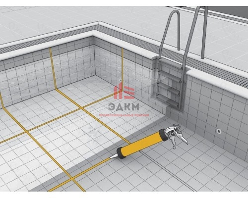 Герметик силиконовый для бассейнов Sikasil Pool