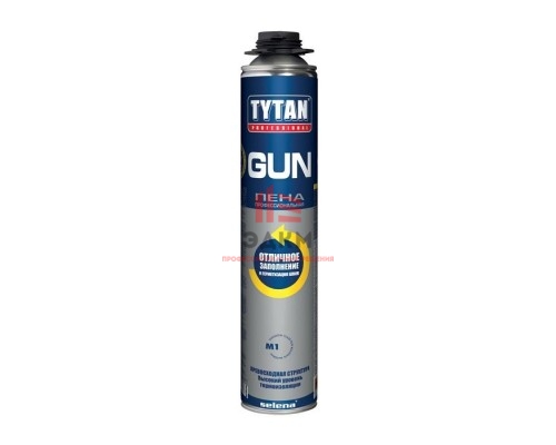Пена монтажная профессиональная "TYTAN Professional GUN", зимняя (до -10°С), 750 мл