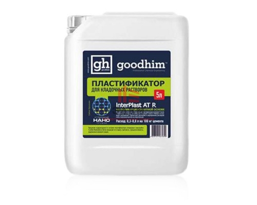 Комплексная добавка для строительных растворов GOODHIM INTERPLAST AT R летняя модификация (1 л) Комплексная добавка для строительных растворов GOODHIM INTERPLAST AT R летняя модификация (1 л)