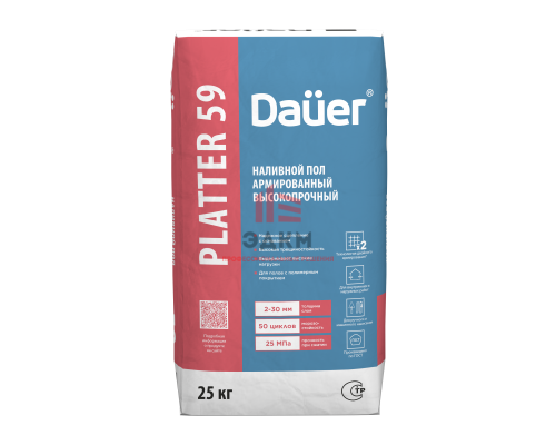 Наливной пол высокопрочный Dauer PLATTER 59