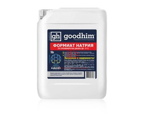 Противоморозная добавка GOODHIM ФОРМИАТ НАТРИЯ 25% (5 л)