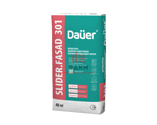 Dauer SLIDER® 301 Штукатурка цементно-известковая выравнивающая облегченная