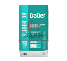 Штукатурка гипсовая Dauer SLIDER 39 влагостойкая, легкая, 30 кг