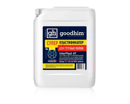 Добавка на поликарбоксилатной основе GOODHIM INTERPLAST AT для теплых полов (1 л) Добавка на поликарбоксилатной основе GOODHIM INTERPLAST AT для теплых полов (1 л)