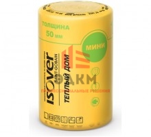 Утеплитель Isover ТЕПЛЫЙ ДОМ-ТВИН 50x610x8200/Е/К