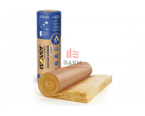 Утеплитель Isover СКАТНАЯ КРОВЛЯ КОМФОРТ 150x1220x4000/Е/К