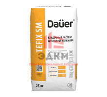 Кладочный раствор теплоизоляционный Dauer TEFIX SM