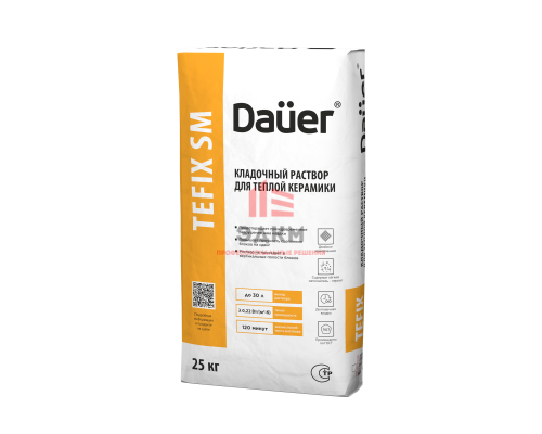 Кладочный раствор теплоизоляционный Dauer TEFIX SM