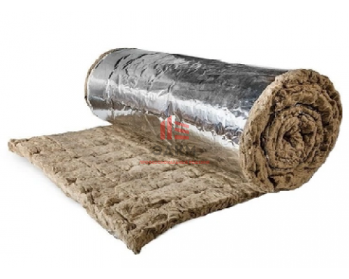Маты прошивные МПБ-40/Ф1 из базальтового супертонкого волокна, обкладка фольгой алюминиевой с 1-ой стороны