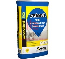 Пол наливной финишный Weber.Vetonit 3100 20 кг