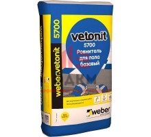 Ровнитель для пола базовый Weber.Vetonit 5700 25 кг